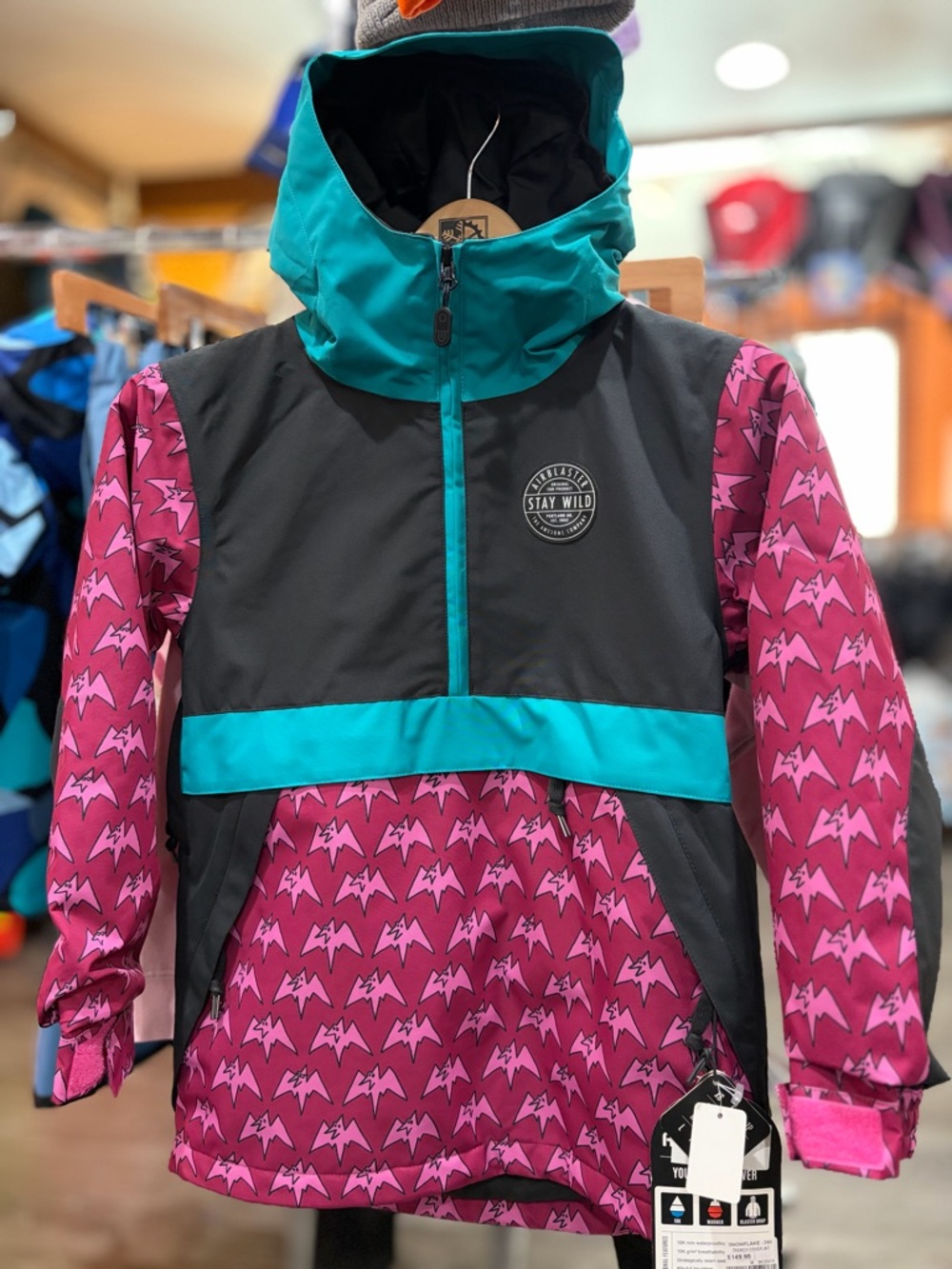 Airblaster Youth Trenchover Jacket - Medium